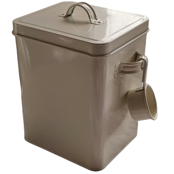 **SOLD**   Laundry Detergent Box w/ Lid & Scoop Vintage Insp Laundry Tin - Picture 6 of 14